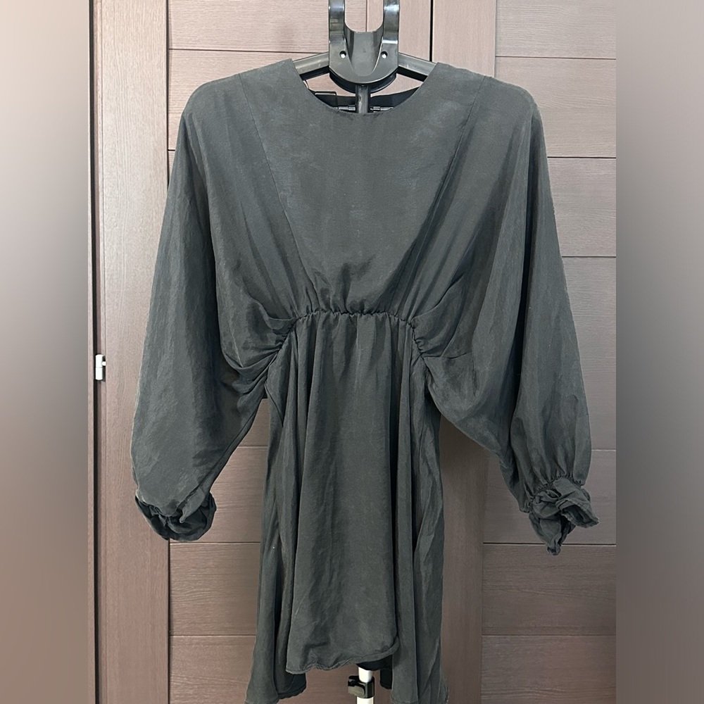 Zara Black Long Sleeve Dress